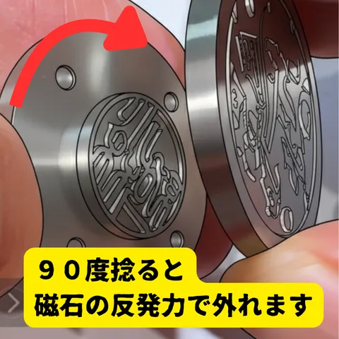90度捻って分離